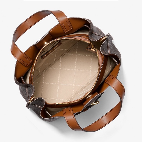 Michael Kors Emilia Small Logo Satchel - Picture 2 of 3